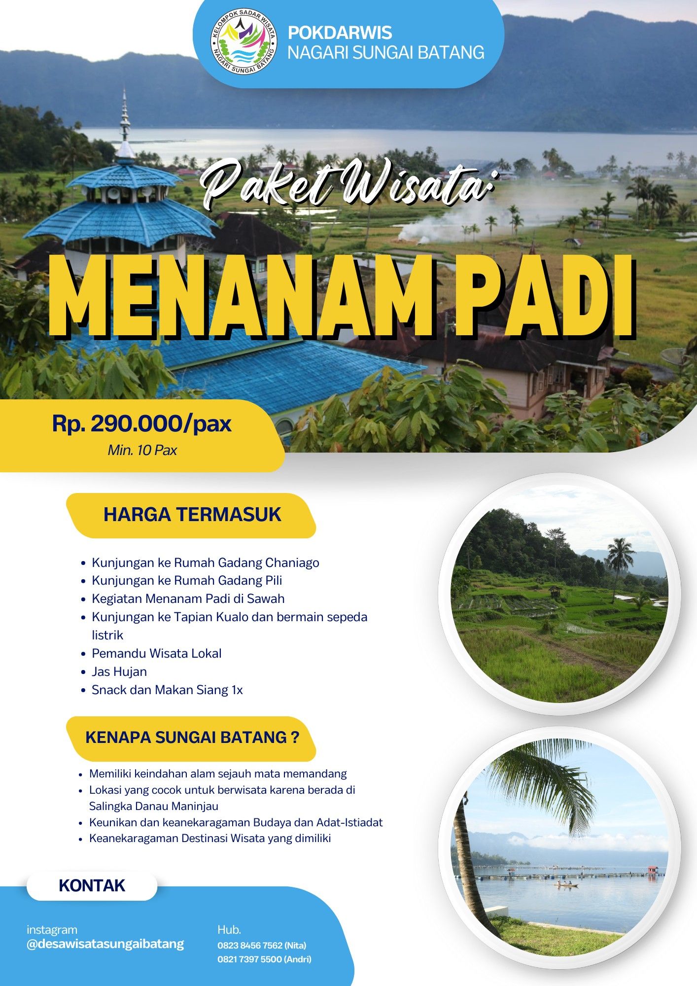 Menanam Padi di Sawah